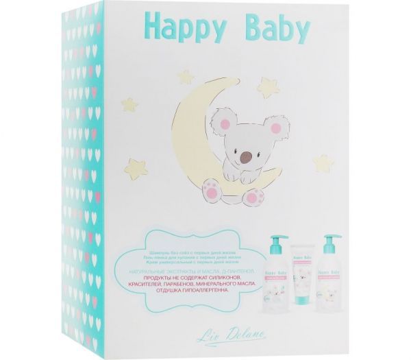 Gift set "Happy Baby" (shampoo, foam gel, cream) (10325224)